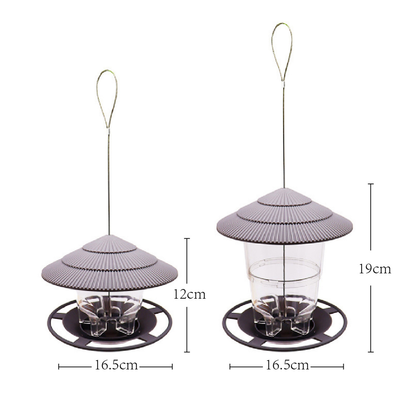 Cheers US House-Shaped Squirrel Proof Multi-Bird Feeder with Roof, 16.5